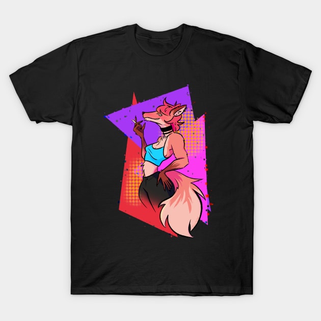 Anthro Fox T-Shirt by Viv_Does_Art_